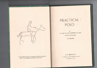 Practical Polo. Preface by Lord Cowdray (Illustrated).