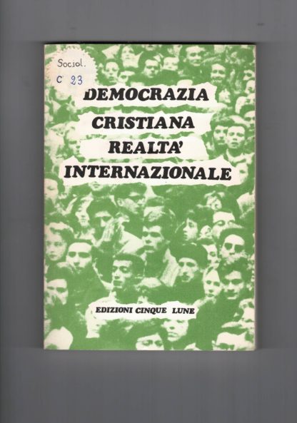 Democrazia cristiana realta' internazionale