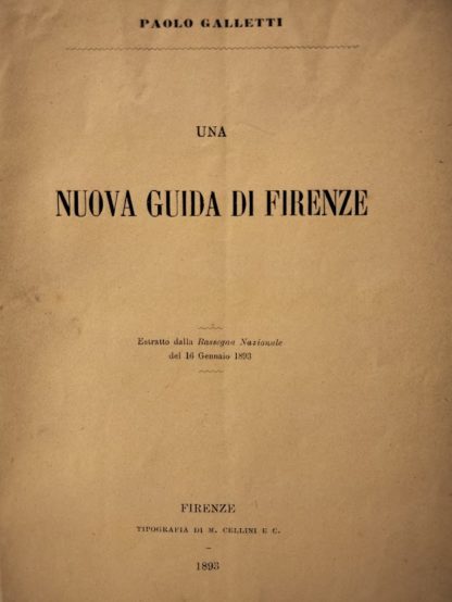 Una nuova guida di Firenze