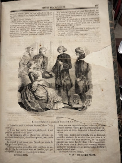 Musee des Familles. Lectures du Soir. Muzej semi. Vechernie chteniya. In French/ Musee des Familles. Lectures du Soir. Museum family.