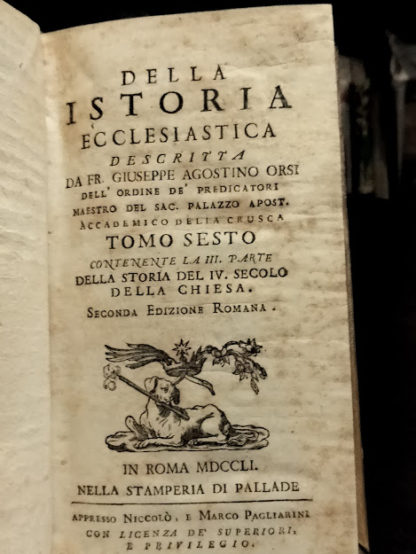Della Istoria ecclesiastica.