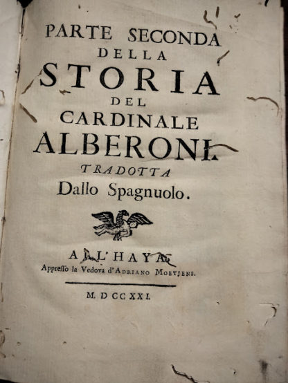 La storia del Cardinale Alberoni.