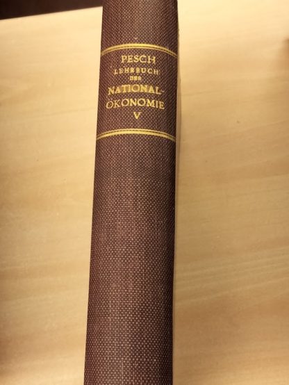 Lehrbuch der Nationalökonomie.