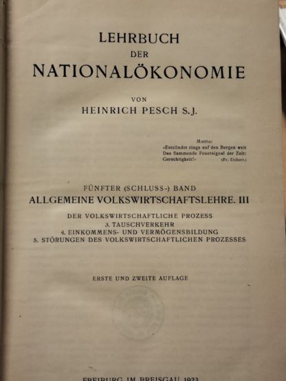 Lehrbuch der Nationalökonomie.