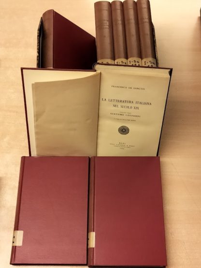 La letteratura italiana nel secolo XIX.