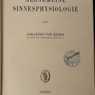 Allgemeine Sinnesphysiologie