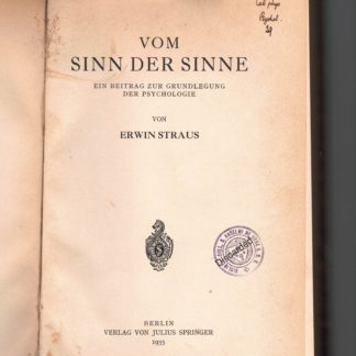 VOM SINN DER SINNE