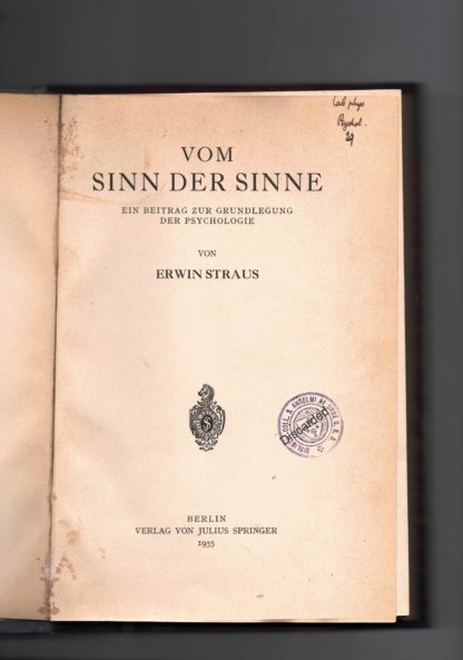 VOM SINN DER SINNE