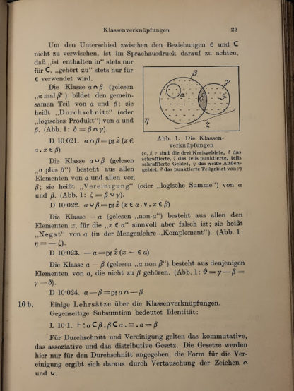 Abriss der Logistik mit besonderer Berücksichtigung der Relationstheorie und ihrer Anwendungen. Schriften zu wissenschaftlichen Weltauffassung hrsgg. von Philipp Frank und Moritz Schlick. Band 2.