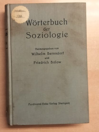 Wörterbuch der Soziologie.