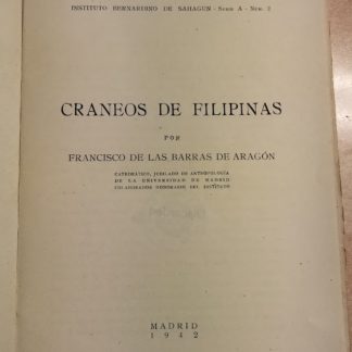 Craneos de Filipinas.