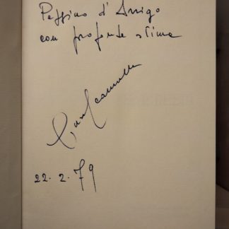 La terena commedia. L'arba, er giorno, er tramonto. Sonetti romaneschi .Firma autografata dell'autore con dedica.