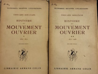 Histoire du Mouvement ouvrier.2 tomi.1830-1871/1871-1936.