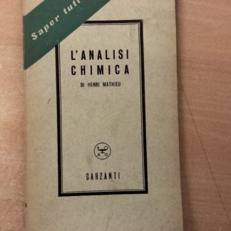 Analisi chimica.