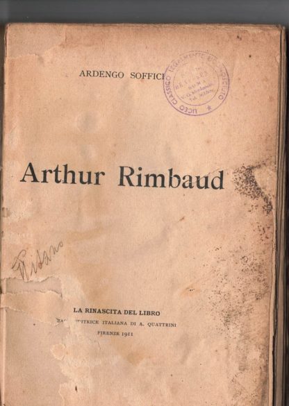 Arthur Rimbaud. Prima edizione.