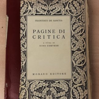 Pagine di critica. A cura di Nino Cortese.