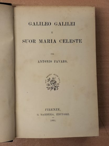 Galileo Galilei e Suor Maria Celeste.