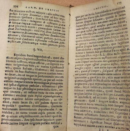 JO.GEORGII WALCHII Historia critica Latinae Linguae.