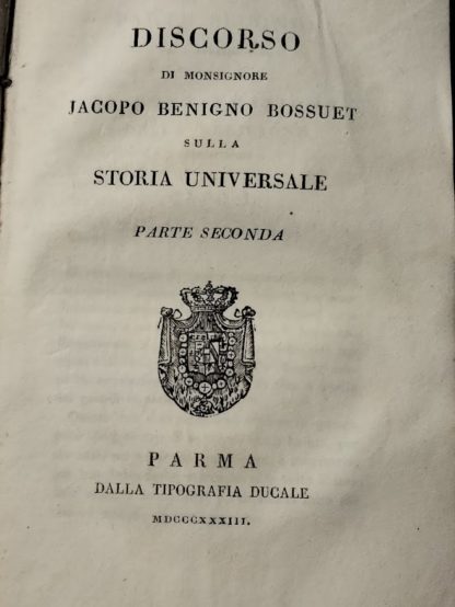 Discorso sopra la storia universale.