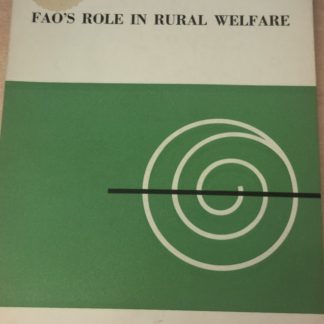 FAO's Role in Rural Welfare.