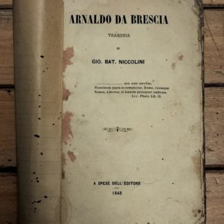 Arnaldo da Brescia. Tragedia.