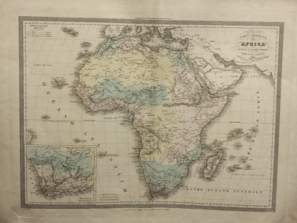 Carta dell'Africa(secondo le ultime scoperte.