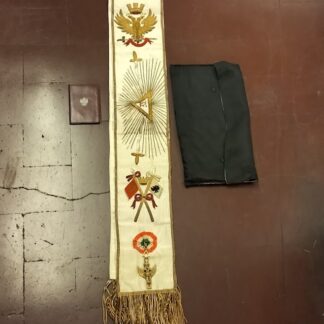 FASCIA MASSONICA RITO SCOZZESE DEL 33°ED ULTIMO GRADO.