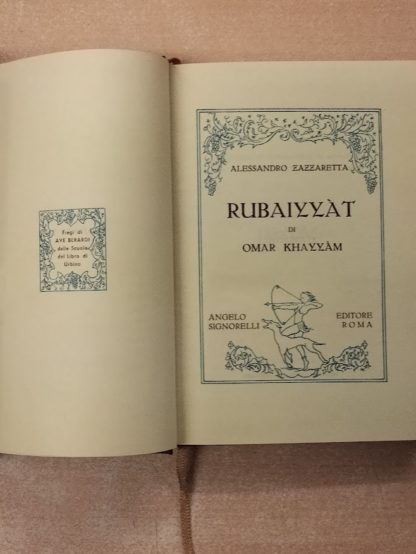 Rubaiyyàt. Di Omar Khayyàm.