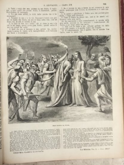 La Bibbia. Vecchio e Nuovo Testamento. Secondo la Volgata tradotta in lingua italiana e con annotazioni dichiarata da Monsignore Antonio Martini Arcivescovo di Firenze.