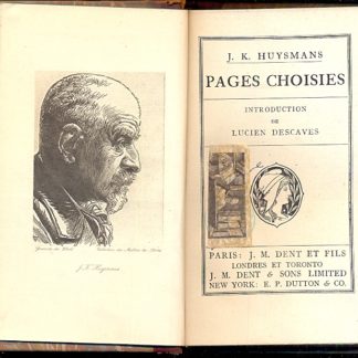 Pages choises. Introduction de Lucien Descaves.