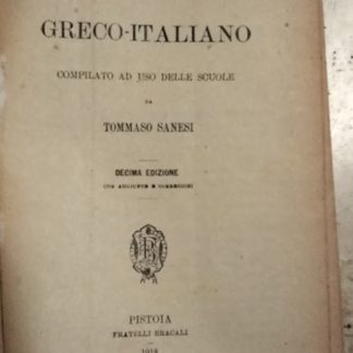 Vocabolario Greco-Italiano.