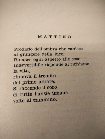 Spiragli,poeti d'oggi n°267 dedica e fima dell'autore.