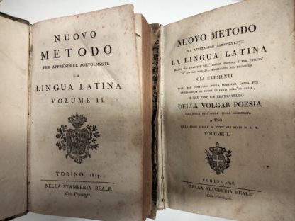 Nuovo metodo per apprendere agevolmente la lingua latina. Tratto dal francese nell'italico idioma, e per utilità de' novelli scolari, aggiuntivi nel principio gli elementi tolti dal compedio della medesima opera..... e nel fine un trattatello della volgar poesia.