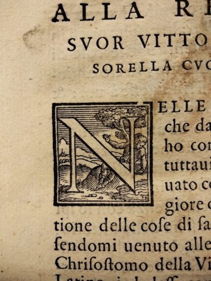 Libro di S. Giovanni Chrisostomo della Verginità tradotto in lingua volgare. Tradotto da Silvestro Gigli (si ricava dalla dedica).