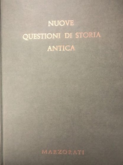 Nuove questioni di storia antica.