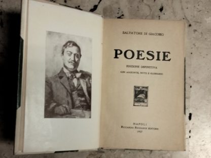 Poesie edizione definitiva con aggiunte note e glossario.