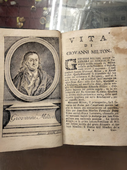 Il paradiso perduto poema inglese tradotto dal sig Paolo Rolli con le annotazioni di G. Addison.