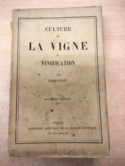 Culture de la vigne et vinification.