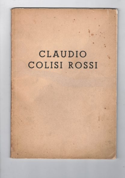 Claudio Colisi Rossi.