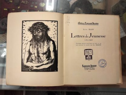 Lettres de Jeunesse (1870-1893). Edition Originale Illustree. Premiere edition rehausse de vingt et un bois dessines et graves par Ch. Bisson.