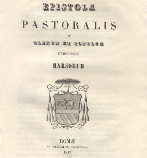 Epistola Pastoralis ad Clerum et Populum Marsorum.