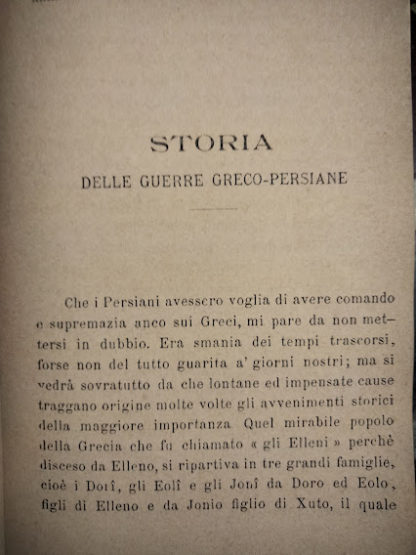 Canzone all'Italia. Illustrata da Gian Giacomo Benuzzi. Libro di premio per le classi .Unito Storia delle guerre greco persiane.