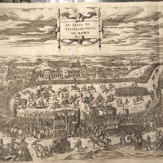 Festa Papale al Testaccio a Roma nel 1534.