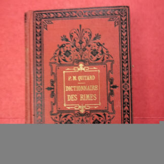 Dictionnaire des rimes, precede d'un traite complet de versification.