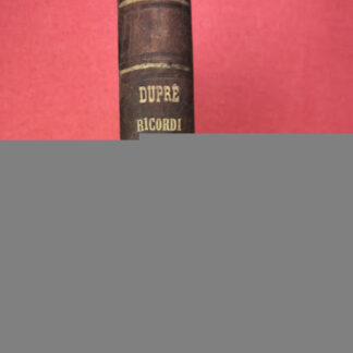 Pensieri sull'arte e ricordi autobiografici.