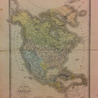 Carta generale dell'America Settentrionale con tutte le ultime scoperte.