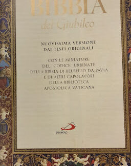 La grande bibbia del Giubileo +registro