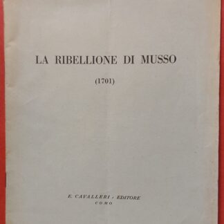 La Ribellione di Musso (1701).
