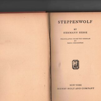 Steppenwolf.  (inglese).Prima edizione.